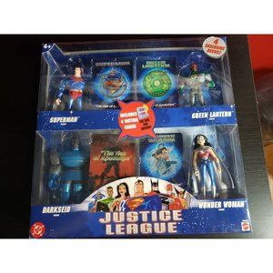 DC JUSTICE LEAGUE JLU Mattel RISE OF APOKOLIPS 4 PACK  SUPERMAN DARKSEID